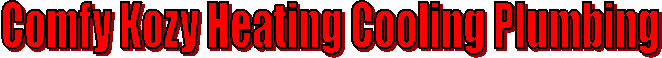 Comfy Kozy Heating Cooling Plumbing